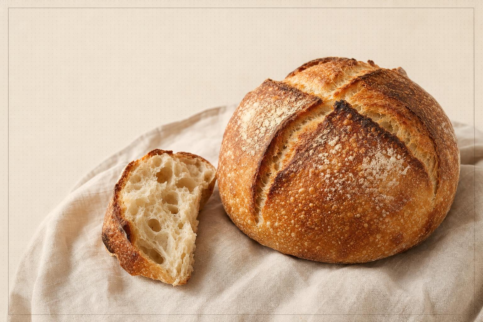 Sourdough — crust, crumb, time