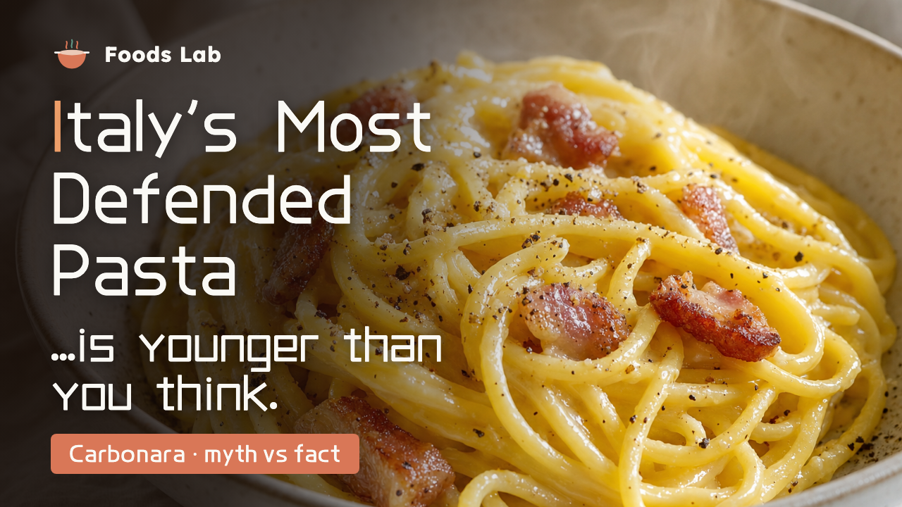Carbonara: Italy's most defended dish is younger than you think